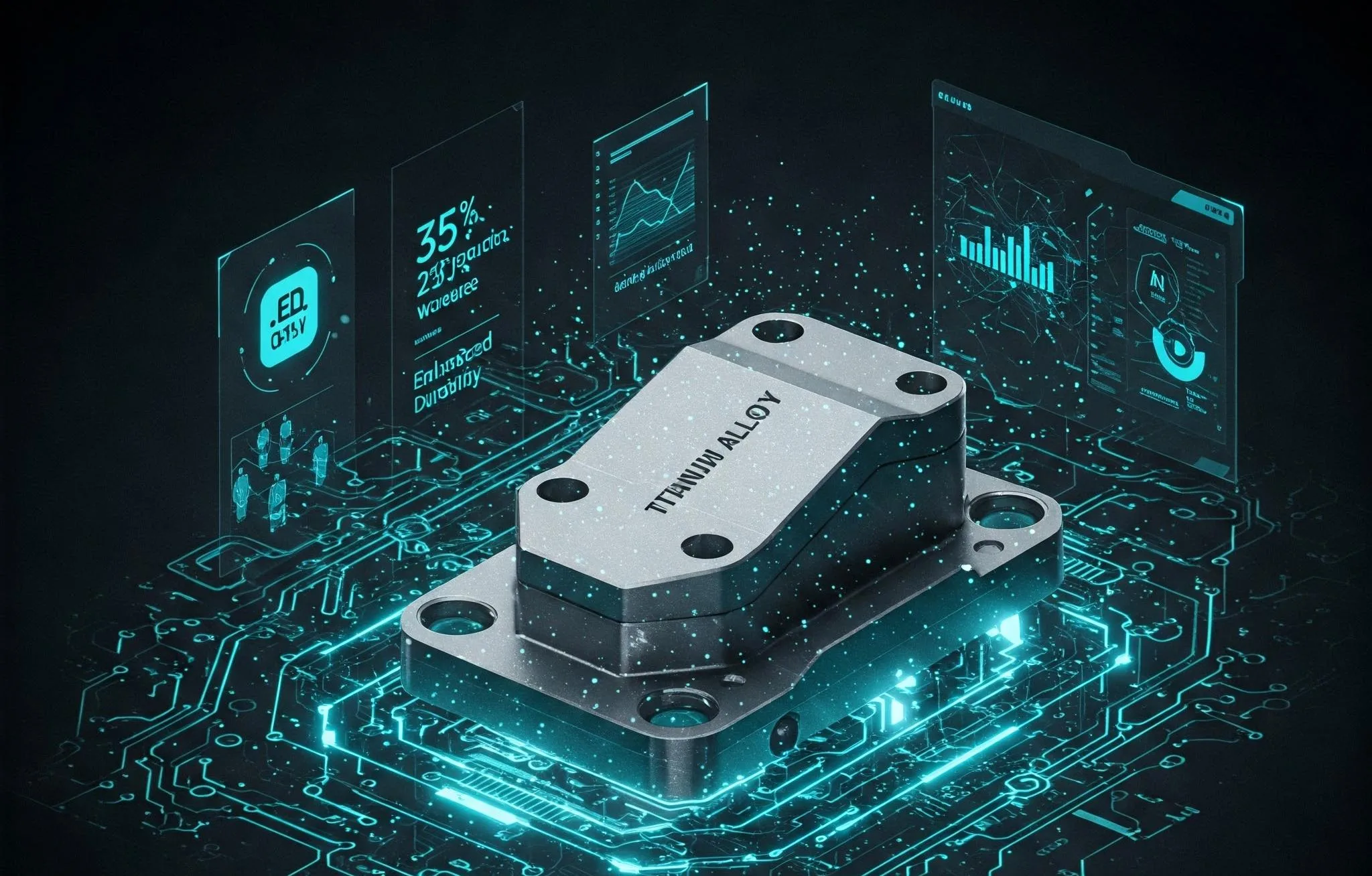 AI-Powered Titanium: Revolutionizing Manufacturing Speed, Strength, and Sustainability.
